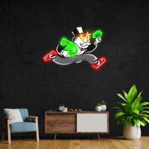 Monopoly Cash Neon Pop Art