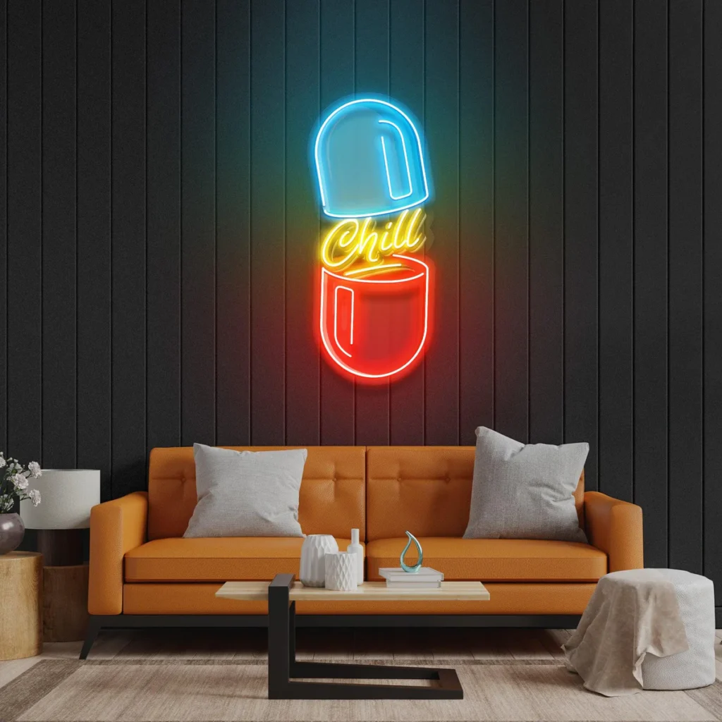Chill Capsule Neon Pop Art
